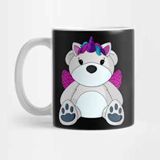 Unicorn Pegasus Teddy Bear Mug